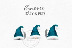 Christmas Teal Family Gnomes Baby &amp; Pets | Gnome Clipart Product Image 2