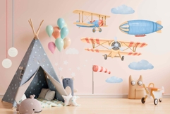 Watercolor Air Transport Clipart Product Image 3