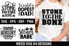 Weed SVG Design - stoner advisory extreme high Product Image 1