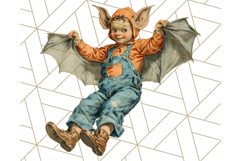 Vintage Halloween PNG Clipart, 1950s Retro Graphics Clip Art Product Image 2