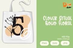 Clover Ritual Boho Floral Monogram Product Image 1