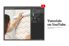 Wallpaper Roll Mockup Product Image 6