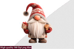 Christmas Gnome Funny Clipart Bundle png Product Image 2