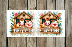 Funny farm | farmhouse Mug sublimation design bundle Product Image 6