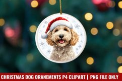 Breeds Of Christmas Dog Ornaments Clipart Bundle PNG Product Image 7