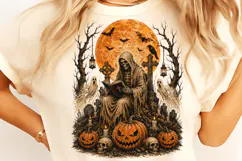 Trending Halloween PNG, Spooky Season PNG, Cute Pumpkin PNG Product Image 2