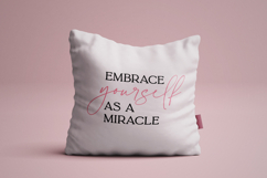 Embrace Yourself as a Miracle SVG - Inspirational Quote Product Image 5