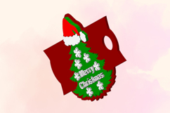 Stl File, Christmas Tree 40 OZ Tumbler, 3D Printinting Product Image 6