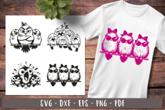 Funny birds svg | Quirky birds on a wire Product Image 2