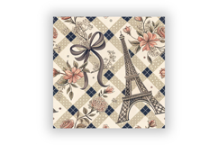 Lace Toile Digital Paper Pack, Elegant Vintage Lace &amp; Floral Product Image 6