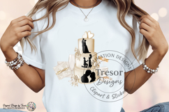 Elegant Wedding Cake PNG Bride Groom Love Clipart Design Product Image 7