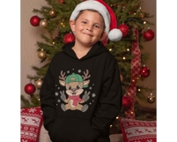 Personalized Kids Christmas Camo SVG PNG, Funny Reindeer Product Image 3