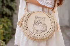 Basket base round 16 inch 40 cm digital file laser cut downl Product Image 6