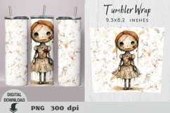 Halloween Tumbler Wrap, Halloween sublimation, tumbler wrap Product Image 1