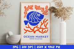 Ocean Life Prints | Coastal Posters JPG Product Image 2