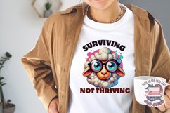 Funny Sarcasm Sublimation design PNG Quote Animal Product Image 3