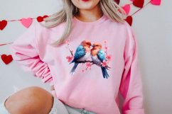 Breeds of Valentine Kissing Birds Bundle, Birds Clipart Product Image 13