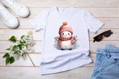 Christmas snowman clipart, snowman sublimation Product Image 2
