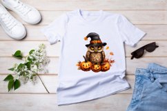 Cute owl halloween clipart, owl sublimation Product Image 2