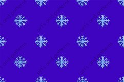Watercolor seamless pattern with Snowflakes Product Image 2
