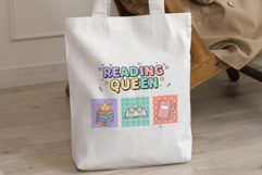 Reading Queen Clipart Sublimation PNG, Book Lover Gift Product Image 4