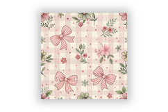 Coquette Toile Digital Paper Pack, Vintage Floral Toile Product Image 6