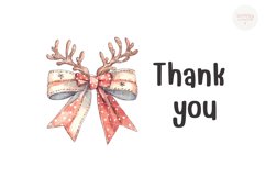 Christmas Reindeer Bow Product Image 6
