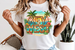 Key West PNG, Vintage Florida Beach Lighthouse Sublimation Product Image 6