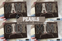 Coquette Pearl Mama Nana Mimi Gigi PNG | Mothers Day PNG Product Image 1