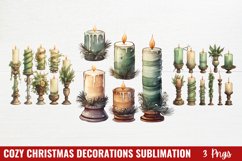 Cozy Christmas Decorations Sublimation Product Image 1