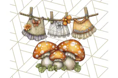 Fall Fairy House Clipart PNG, Autumn Homes and Decor Product Image 2
