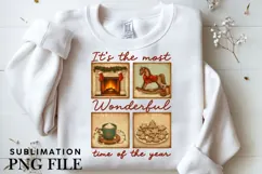 Wonderful Christmas png design for T-shirts Product Image 3