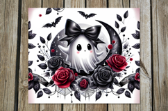 Funny ghost | Cute Halloween Skinny tumbler sublimation P2 Product Image 2