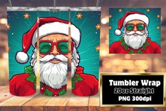 Bright Festive Fizz Santa Claus 20oz Wrap Product Image 1