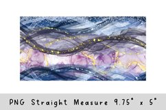 Glitter Marble tumbler sublimation glass can, 16oz glass can Product Image 2