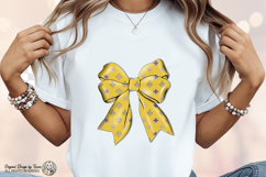 Yellow Luxury Coquette Bow PNG Chic Fashion Elegant Ribbon Product Image 7