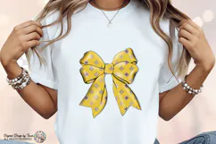 Yellow Luxury Coquette Bow PNG Chic Fashion Elegant Ribbon Product Image 7