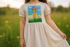 Cross stitch pattern angry fairy flower girl fantasy spirit Product Image 5