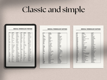 Medical terminology list, prefixes and suffixes pdf Product Image 6