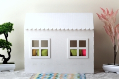 Miniature canopy bed digital file, dollhouse wooden frame Product Image 6