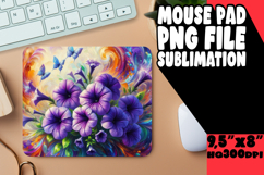 Playful DESK mat Fun Sublimation, Flowers Product Image 1