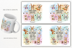 Easter Bunnies Mugs Sublimation Bundle Product Image 6