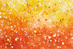 Yellow, orange, and white glitter sparkles Product Image 1