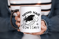 Mermaid hair don&#039;t care SVG Design, Mermaid SVG Design Product Image 6