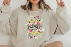 Granny Flower Png | Sublimation Design | Sunflower Donwload Product Image 5
