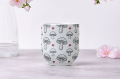 Scandinavian Mushroom Folk Seamless Pattern Product Image 6