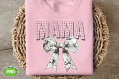 Floral Mama Coquette Bow PNG | Mother's Day PNG Product Image 6