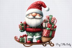 Christmas gnome Winter clipart Bundle PNG Product Image 7