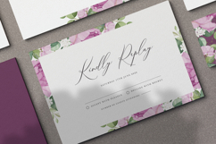 beautiful wedding card invitation with roses flower Product Image 6