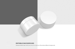 Plastic Cream Jars - PSD Mockup Product Image 6